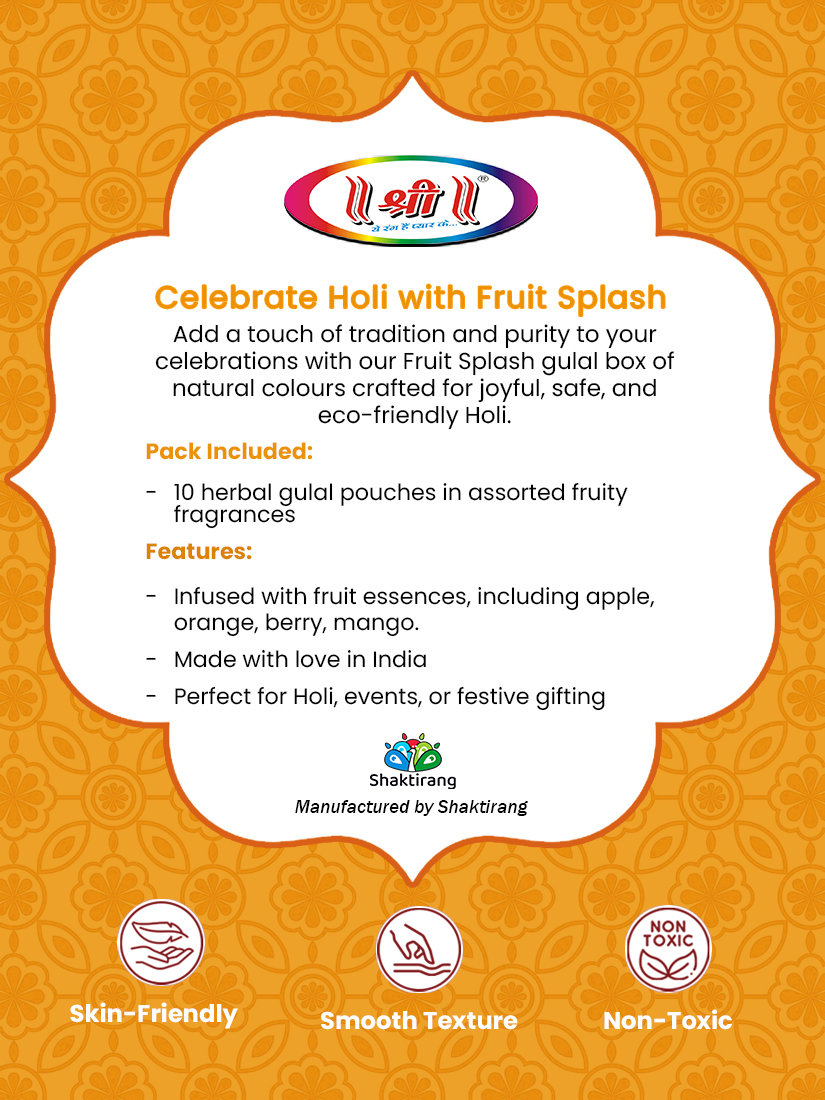 Shri Fruit Splash Herbal Gulal image 5
